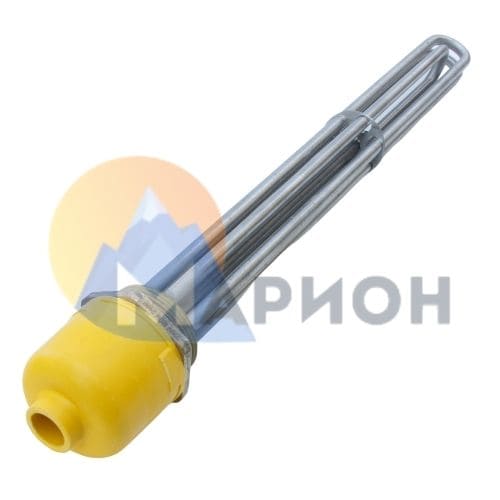 Блок ТЭН-9,0кВт 220В (400мм.) G1 1/2" нерж/латунь (трубка + колпак) HTH