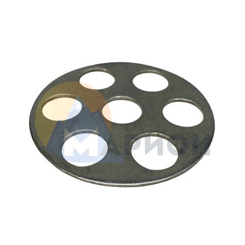 Планка круглая 40мм, 7 отверстий по 9мм